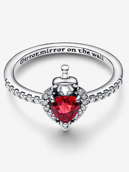 Anillo Corazón y Espada de la Reina Malvada 🖤⚔️✨