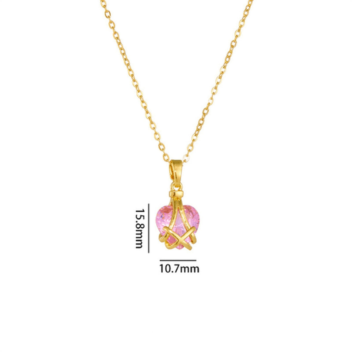 Barbie Diamond Castle Friendship Heart Necklace 💖💎✨