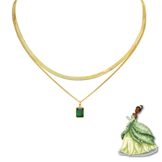 Tiana Royal Dream Jewelry Set 💚👑✨