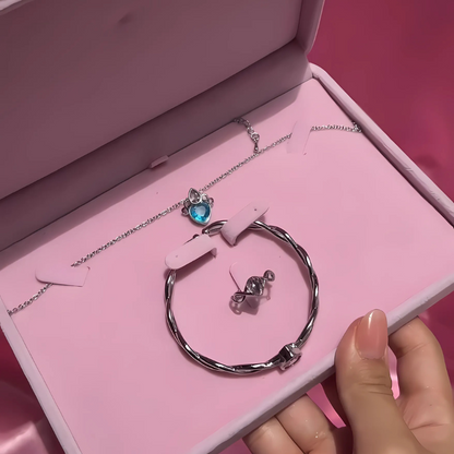 Conjunto de Joyas Corona Barbie Lago de los Cisnes 🦢✨💫