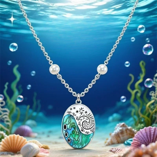 Collar «Espíritu del Océano» de Moana - Edición Relicario Te Fiti 🌊🐚✨