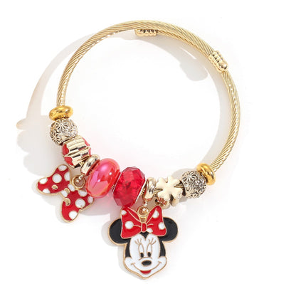 Pulsera del Amor Mickey & Minnie 🎀❤️✨