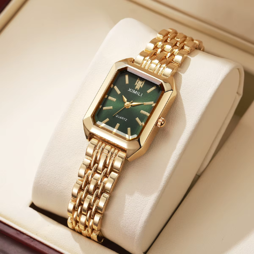 Reloj Sueño Dorado de Tiana 💚👑✨