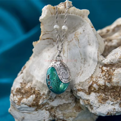 Collar «Espíritu del Océano» de Moana - Edición Relicario Te Fiti 🌊🐚✨