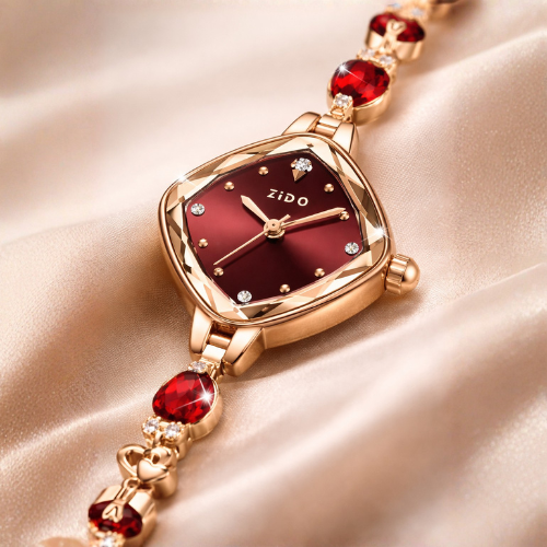 Reloj Rosa Encantada de Bella 🌹🕰️✨