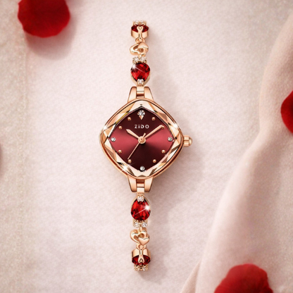 Reloj Rosa Encantada de Bella 🌹🕰️✨