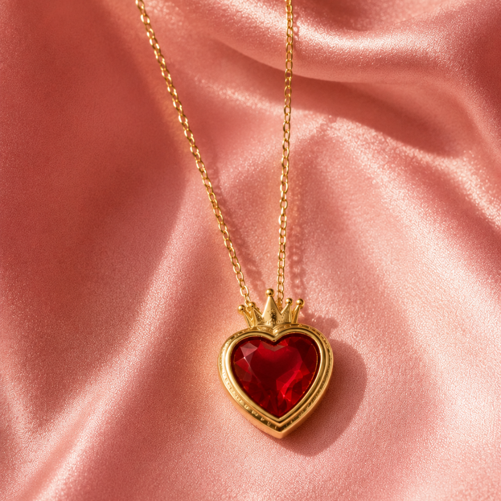 Barbie Princess Charm School Enchanted Heart Necklace 💖👑✨