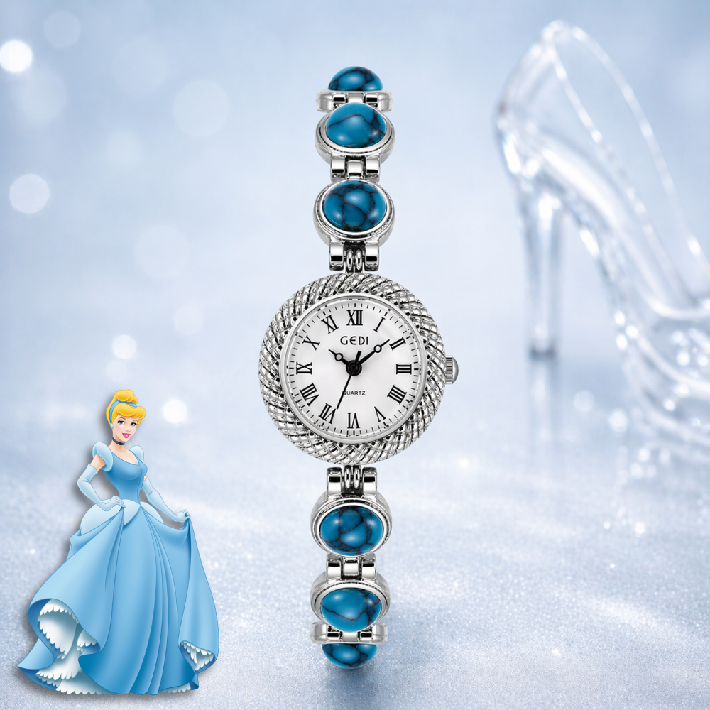 Reloj Cristal Encantado de Cenicienta 💎👑✨
