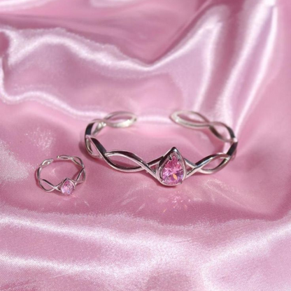 Conjunto de Joyas Corona Barbie Lago de los Cisnes 🦢✨💫