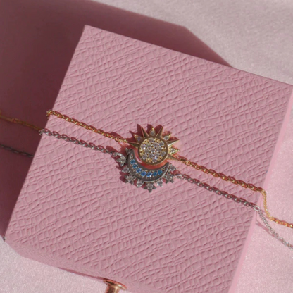 Conjunto de Joyas Sol y Luna 🌞🌙✨