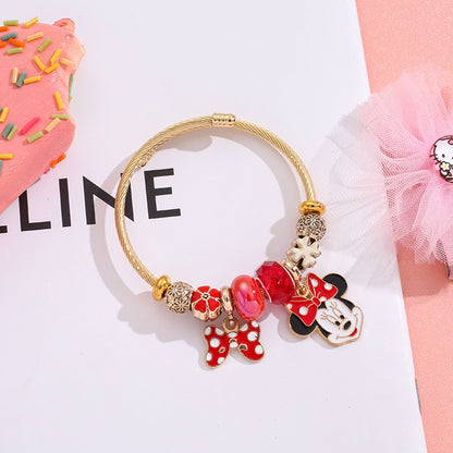 Pulsera del Amor Mickey & Minnie 🎀❤️✨