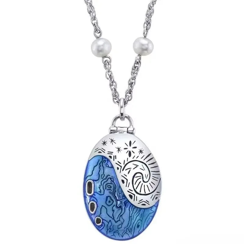 Collar «Espíritu del Océano» de Moana - Edición Relicario Te Fiti 🌊🐚✨