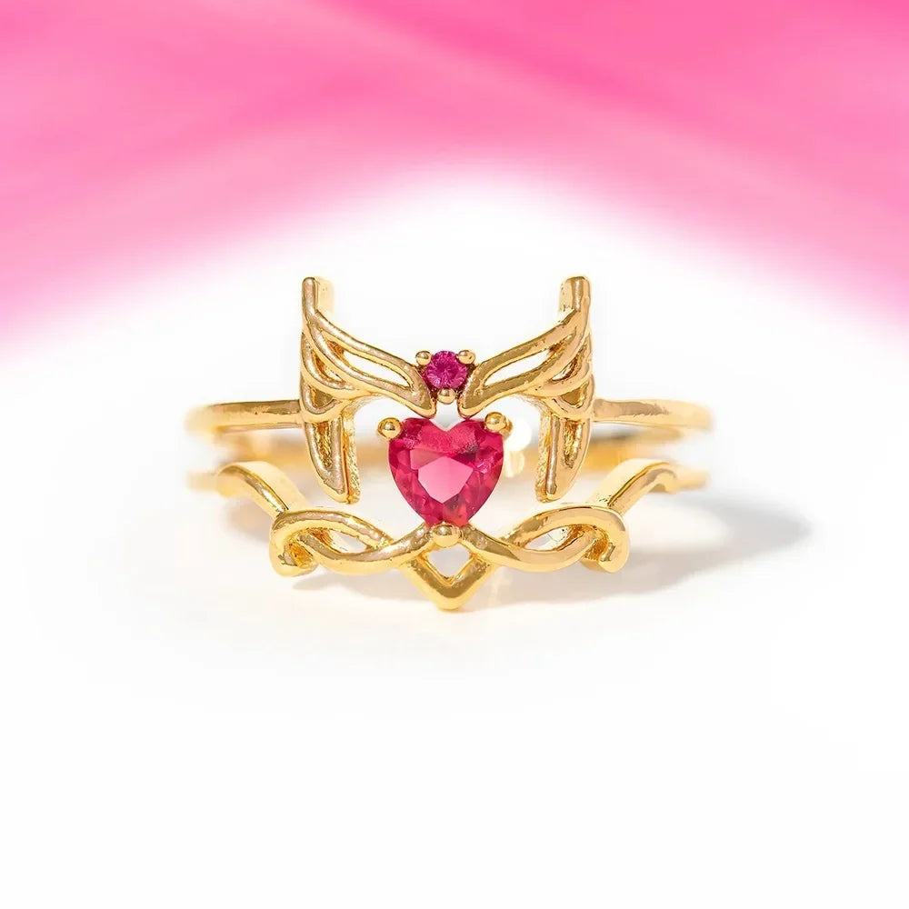 Conjunto Collar y Anillo Magia del Caos de Scarlet Witch 🔮✨❤️