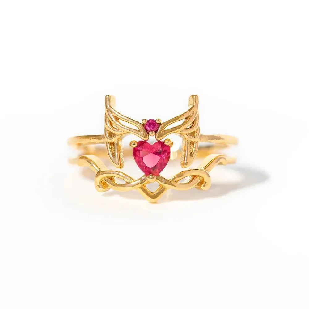 Conjunto Collar y Anillo Magia del Caos de Scarlet Witch 🔮✨❤️
