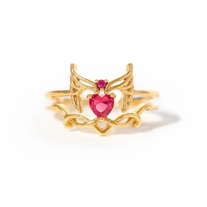 Conjunto Collar y Anillo Magia del Caos de Scarlet Witch 🔮✨❤️
