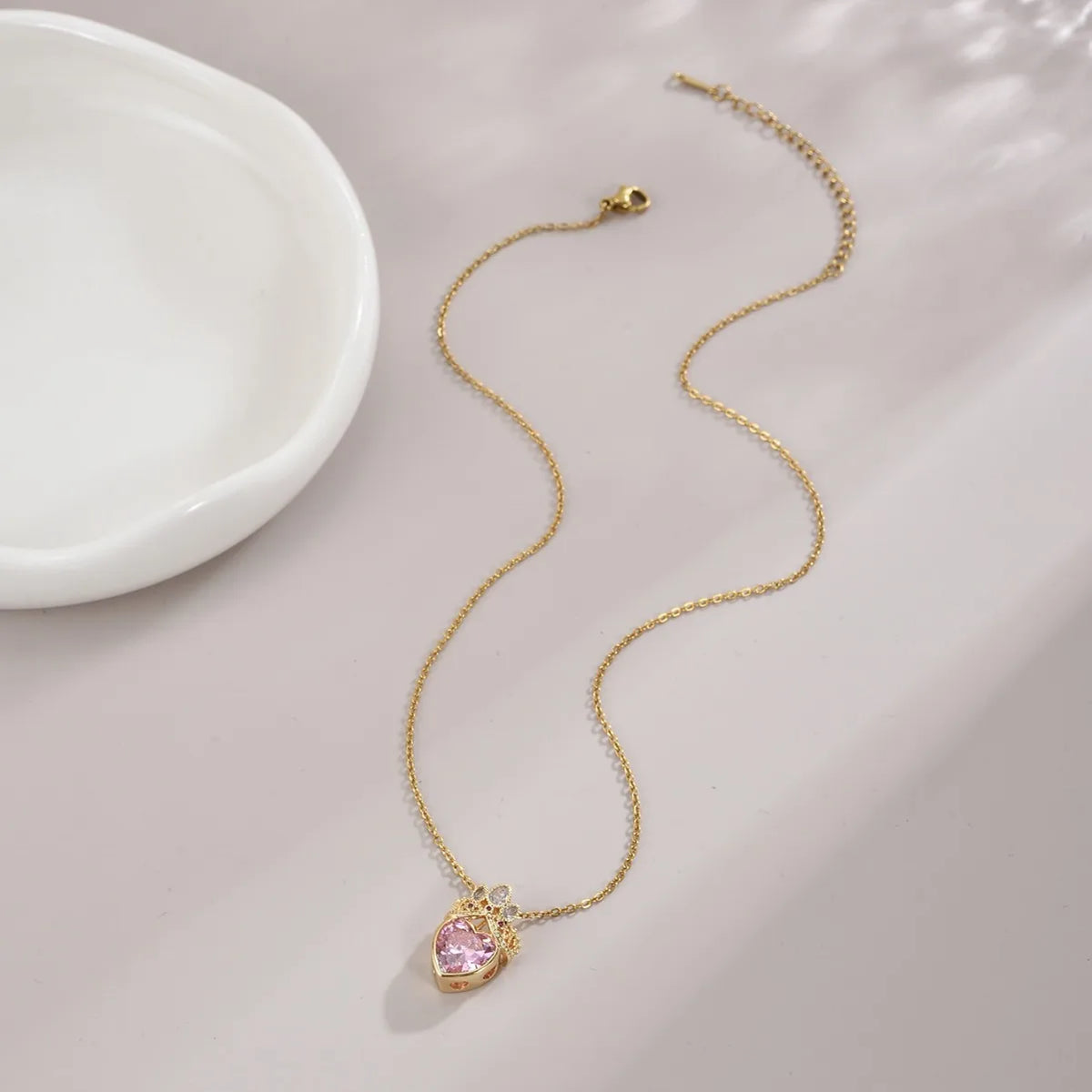 Barbie Princess Charm Heart Necklace 💖🎀✨