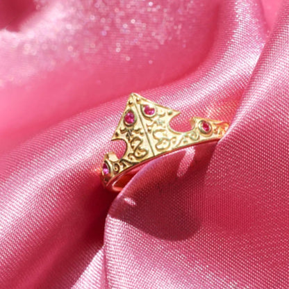 Anillo Corona de Aurora - Edición La Bella Durmiente 💖👑✨