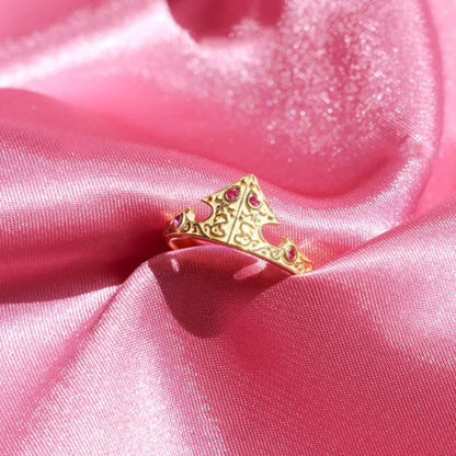 Anillo Corona de Aurora - Edición La Bella Durmiente 💖👑✨